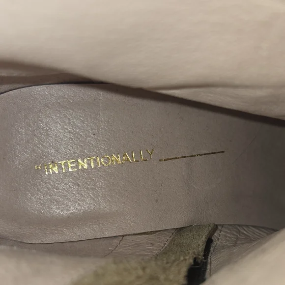 INTENTIONALLY BLANK Olive Ankle Boots - Picture 8 of 14